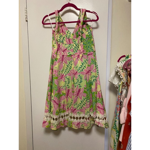 LILLY PULITZER Halter Dress Size 8 - Picture 3 of 4